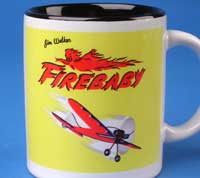 Firebaby mug is an example of the items available in the A-J store