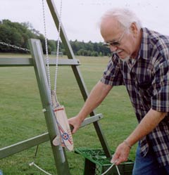 Frank Macy tests the Interceptor Military Launcher