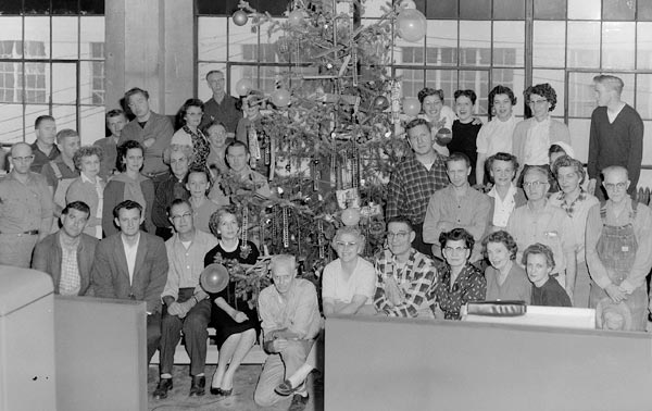 American Junior Aircraft Company employee group photo, late 1950's