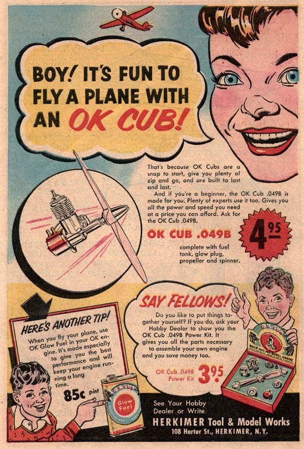Flying Models comic book from 1954 page 12