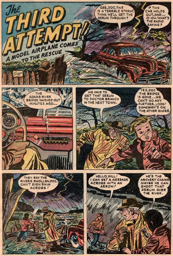 Flying Models comic from 1954 - page 2
