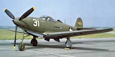 P-39 Bell Aircobra was the inspiration for the Army Interceptor by American Junior