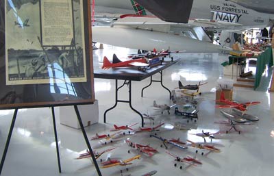 Various American Junior models on display