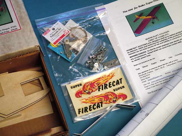 Firecat kit includes all hardware and original American Junior Firecat decals