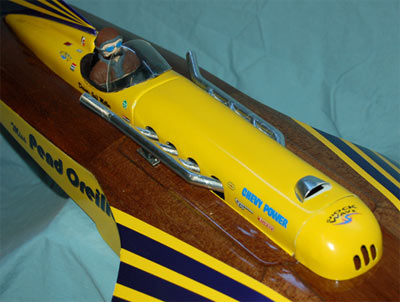 Miss Unlimited model boat built by Jeff Miller